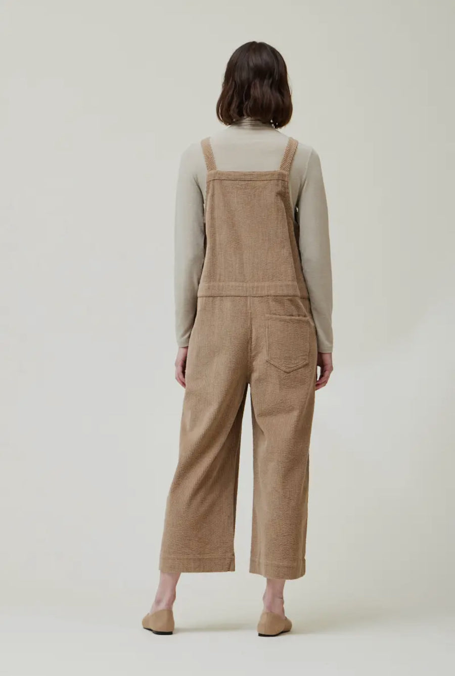 Cord Overalls- Tan