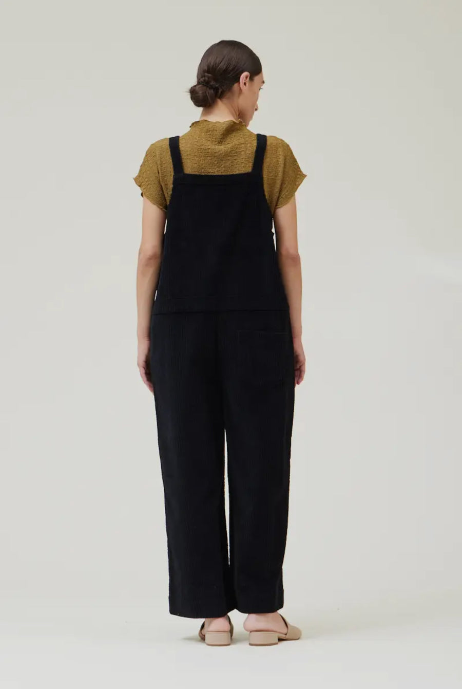 Cord Overalls- Black