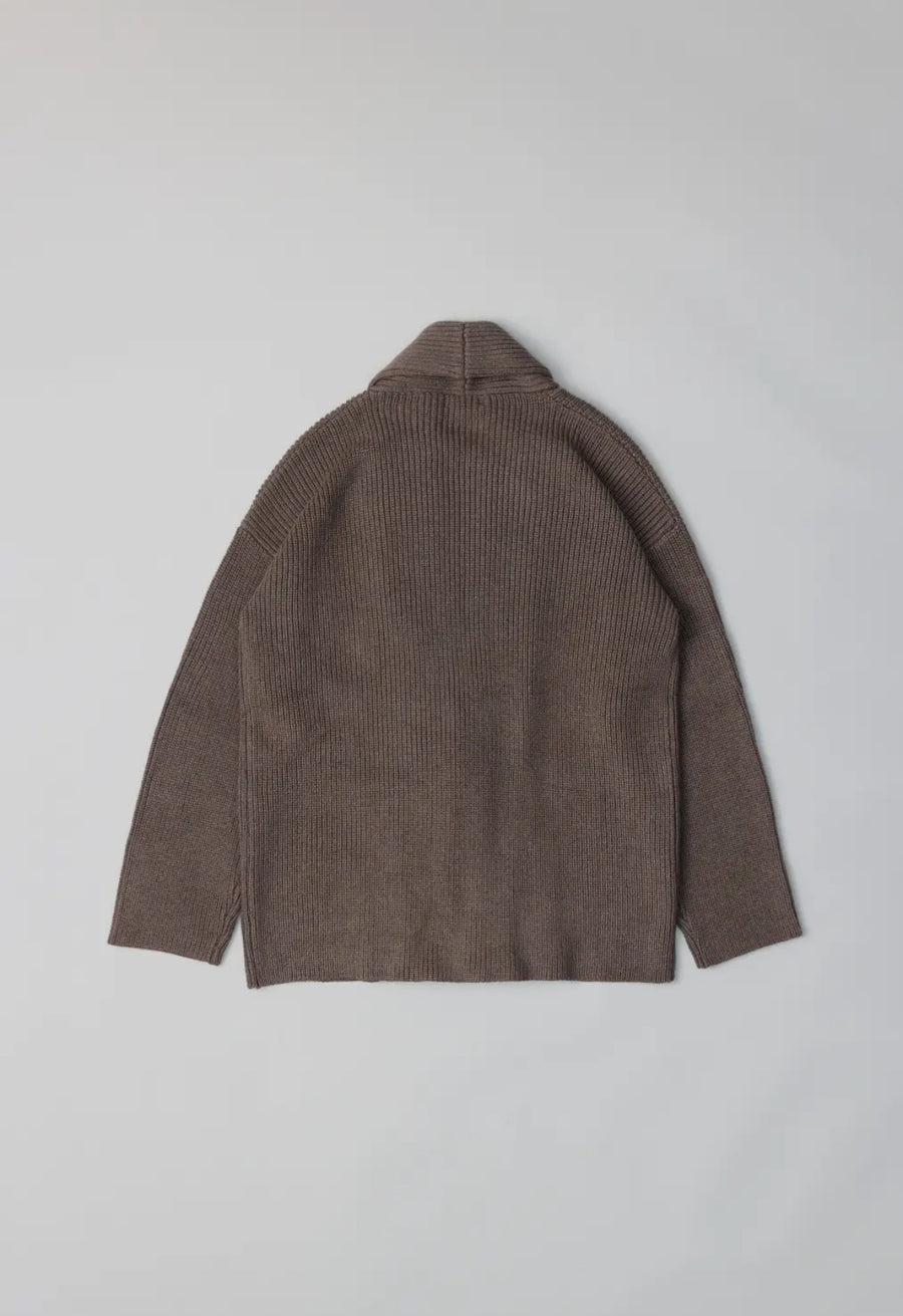 Shawl Sweater- Mocha