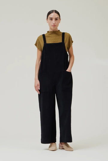 Cord Overalls- Black