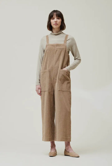 Cord Overalls- Tan