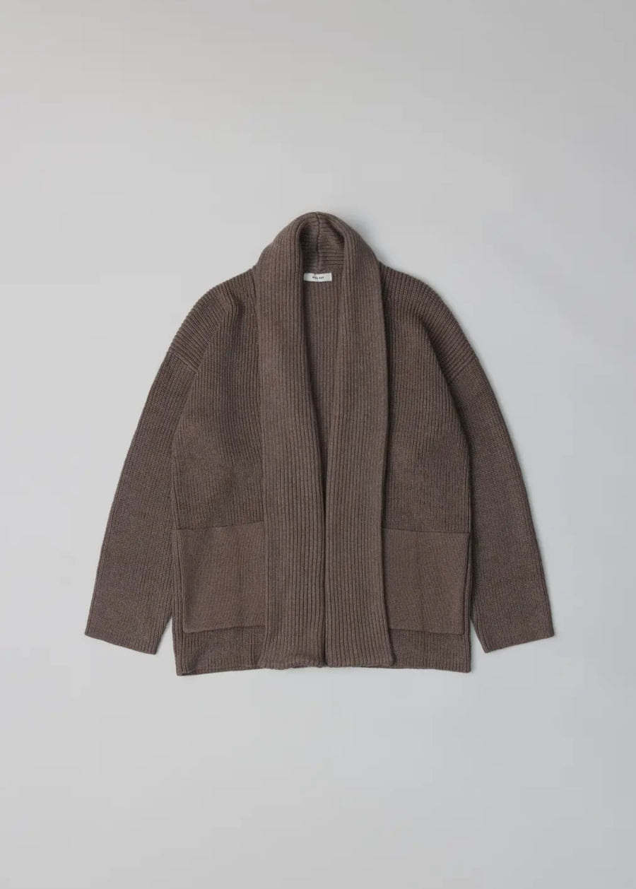 Shawl Sweater- Mocha