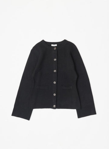 Flared Sleeve Cardigan- Black