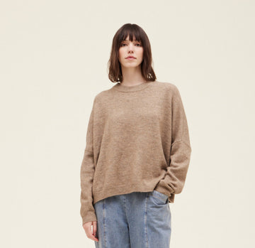 Boxy Sweater- Twig