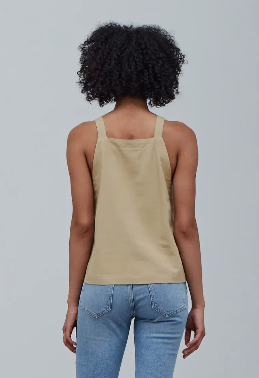 Light Twill Tank- Dune