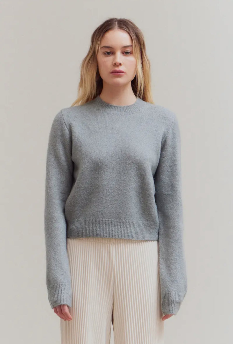 Crewneck Sweater- Light Blue