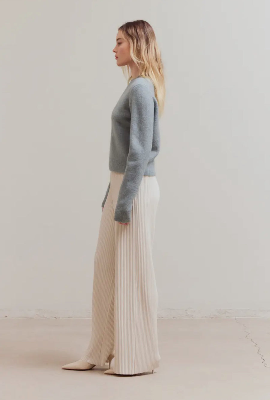 Crewneck Sweater- Light Blue