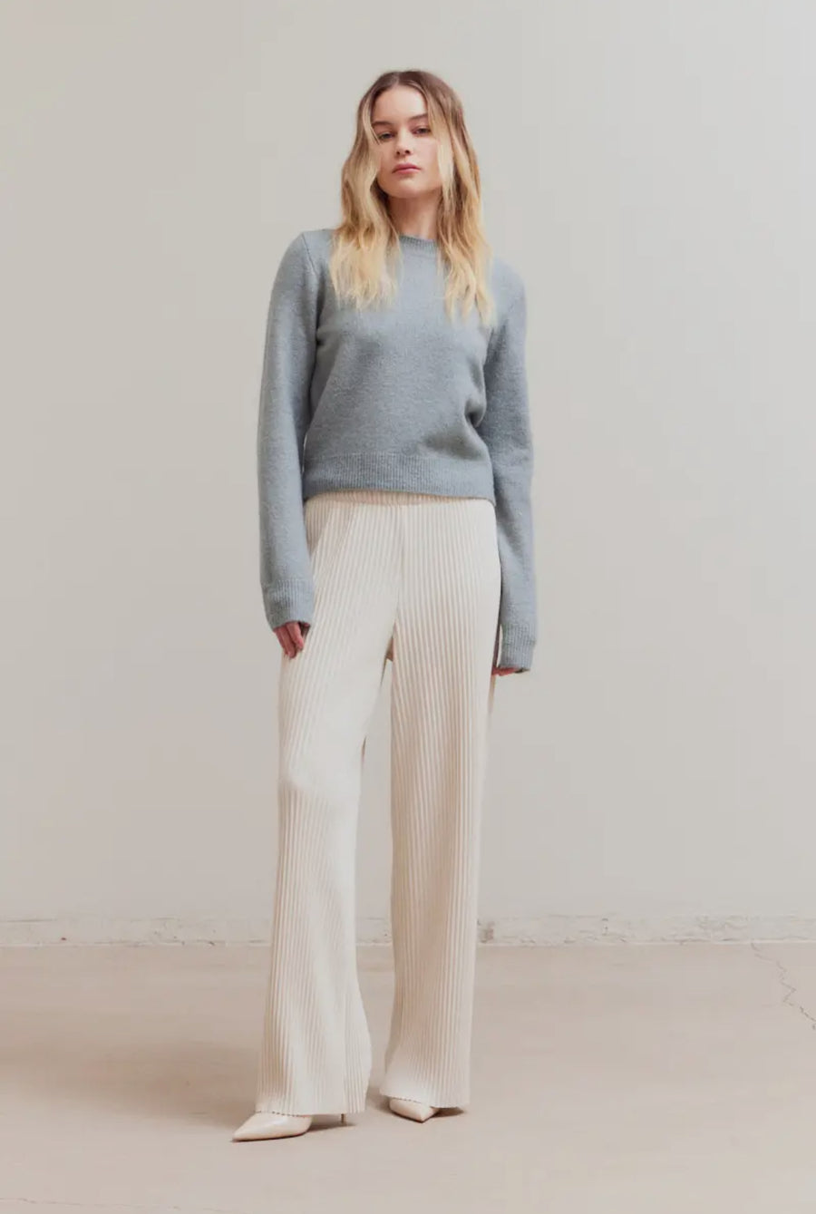 Crewneck Sweater- Light Blue