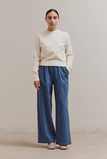 Crewneck Sweater- Ivory