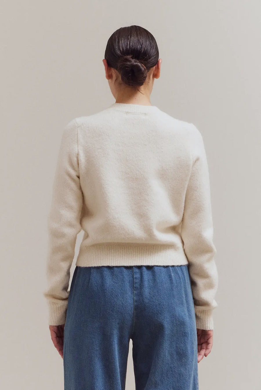 Crewneck Sweater- Ivory