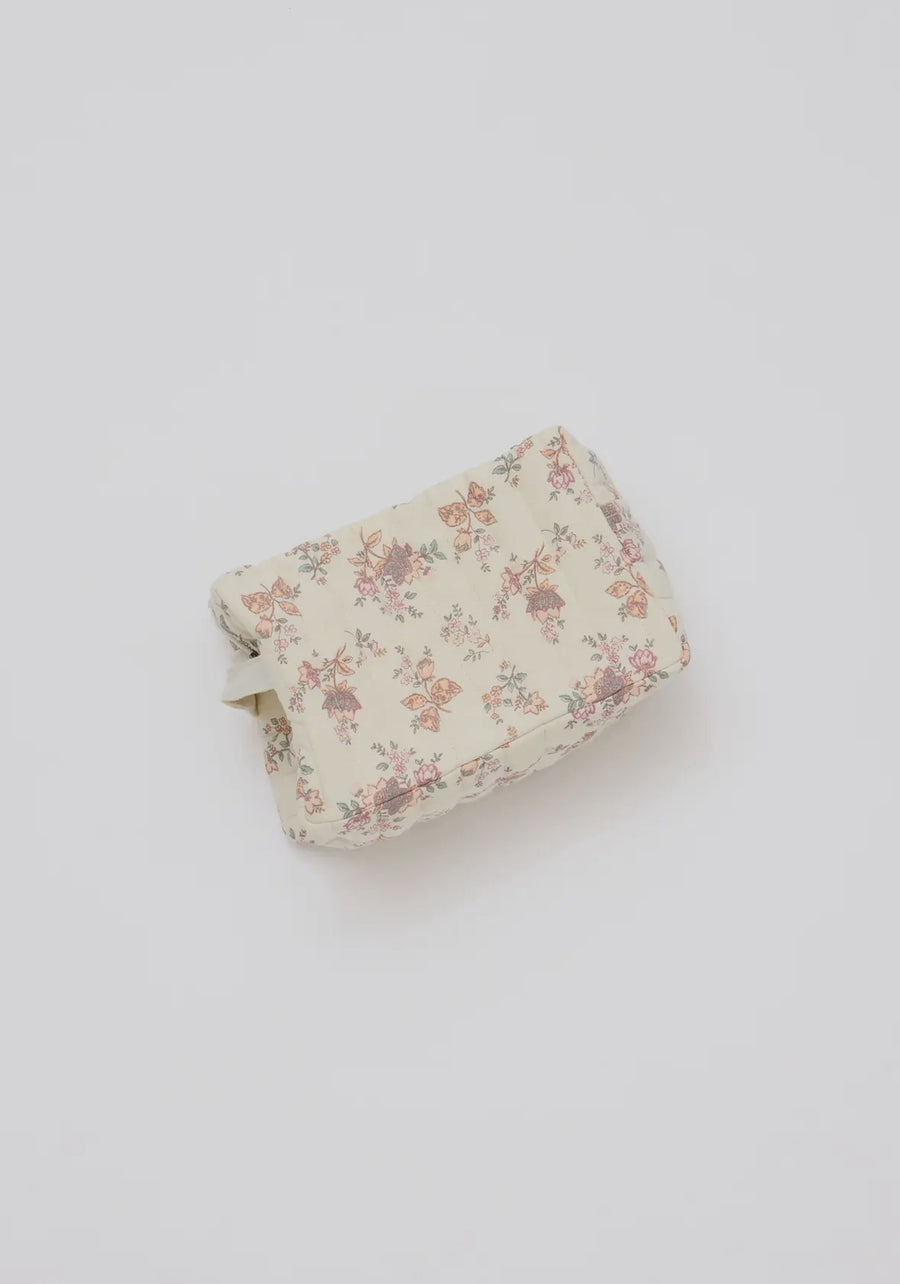 Floral Quilted Pouch
