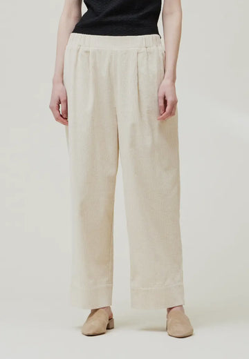 Cord Lantern Pants- Milk