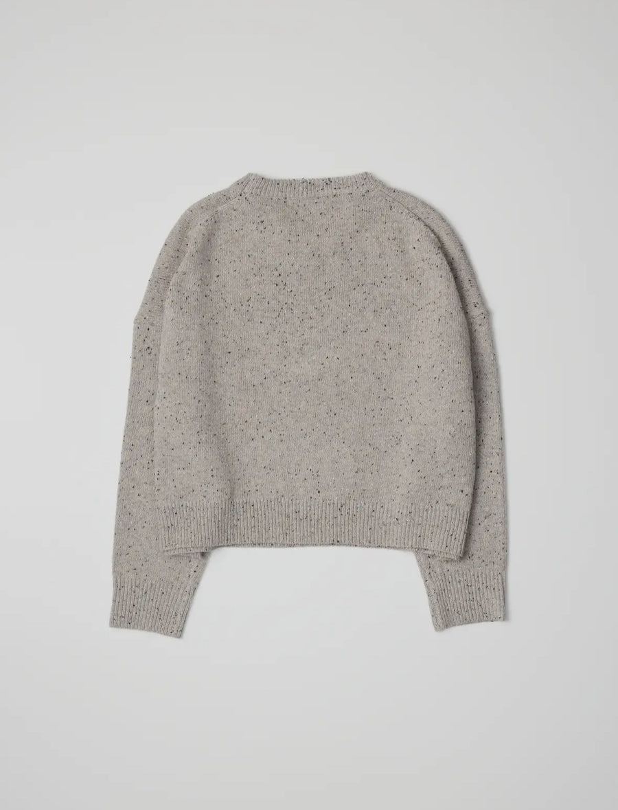 Speckled Pullover- Grey
