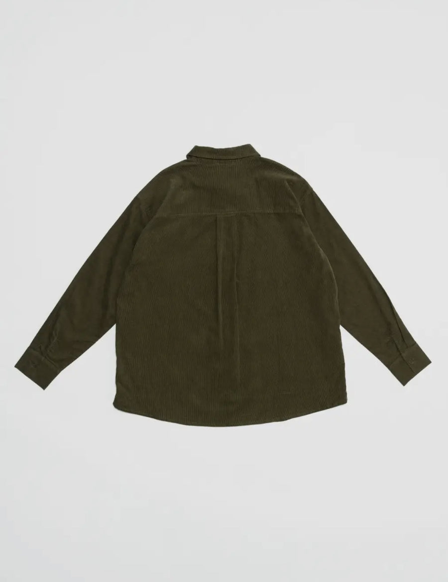 Cord Shirt- Olive