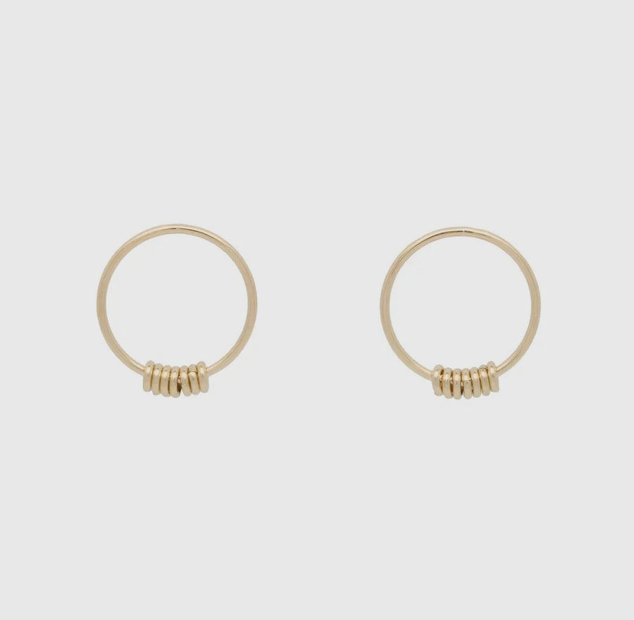 Brandy Saturn Earrings- Gold