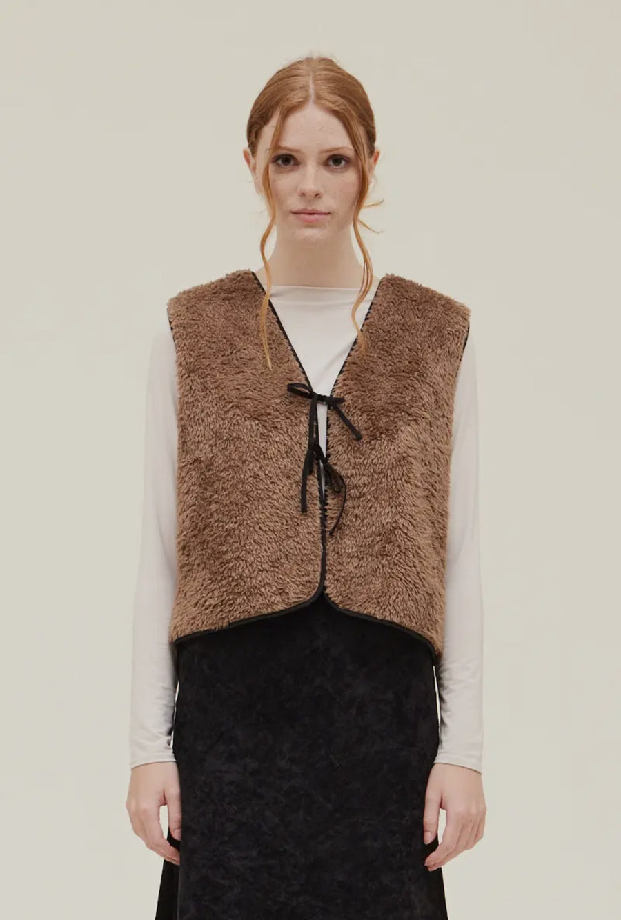 Sherpa Vest- Umber