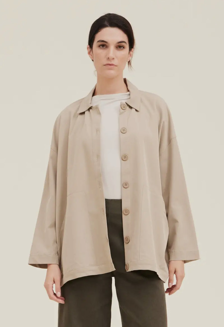 Tencel Blend Jacket- Dry Thyme