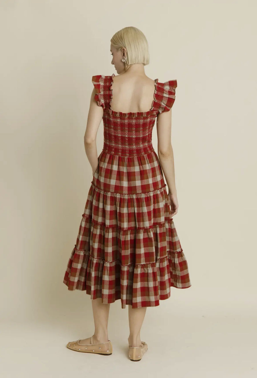 Red Plaid Dress