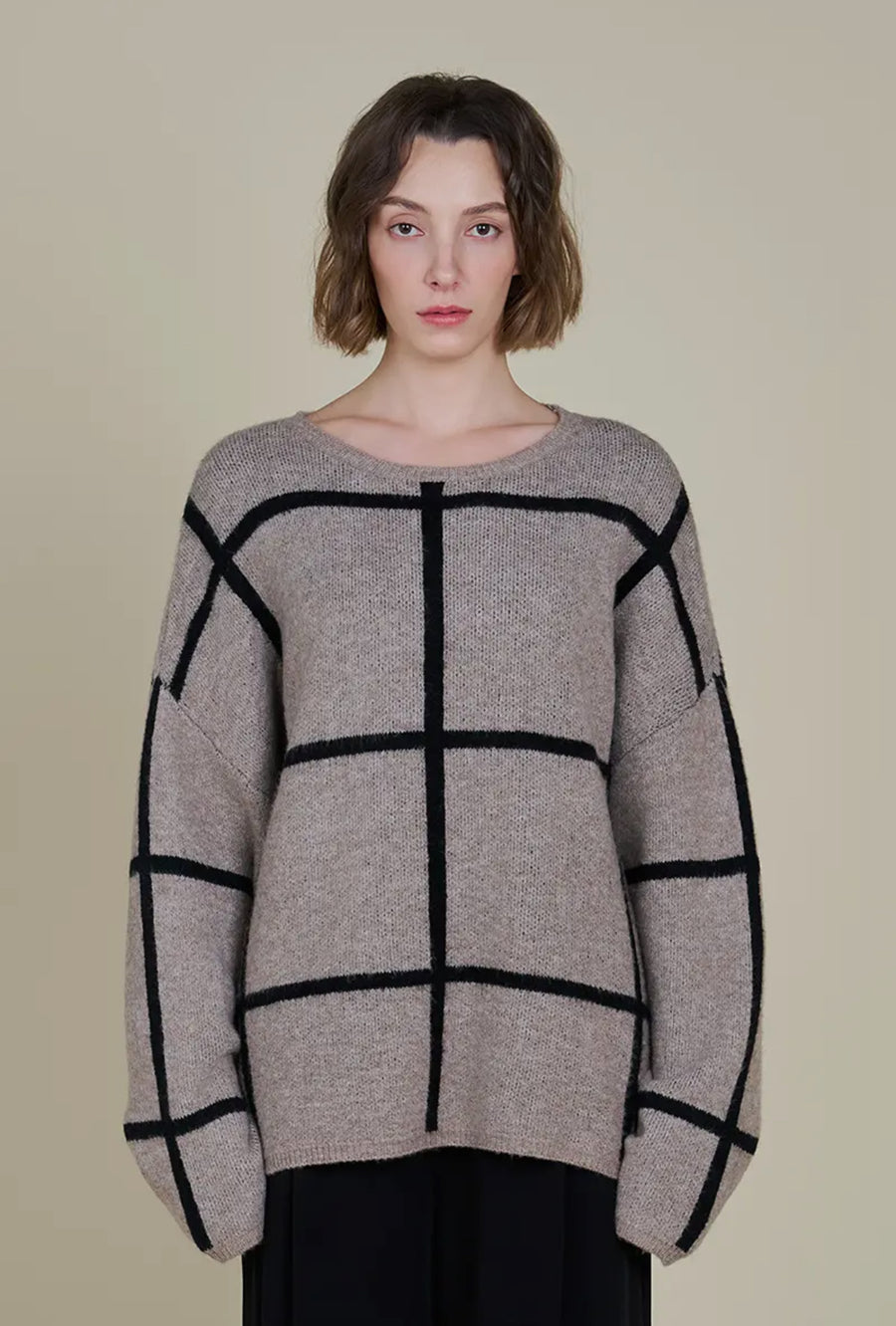 Grid Sweater