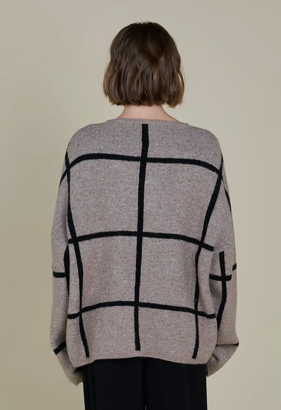 Grid Sweater