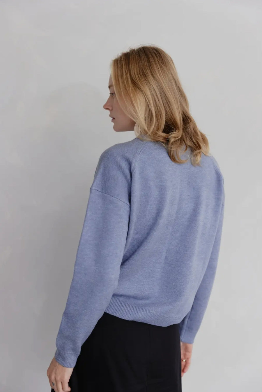Pullover Sweater- Blue