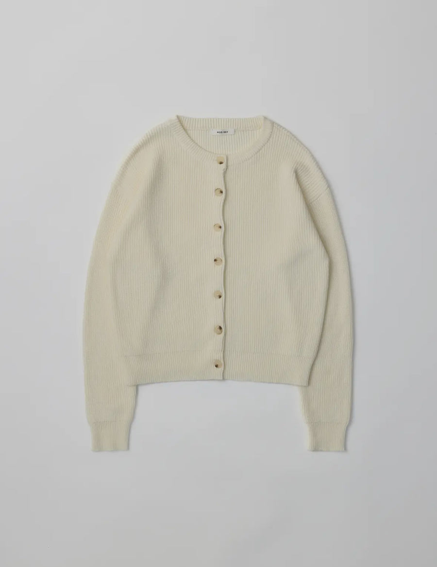 Crew Cardigan- Cream