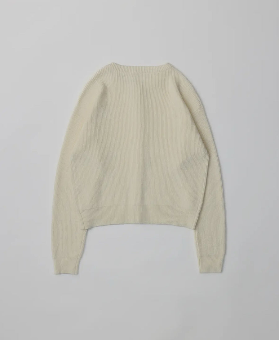 Crew Cardigan- Cream