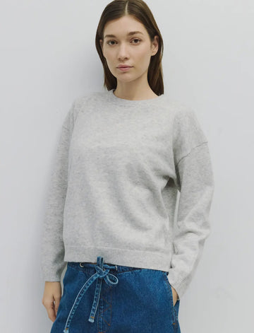 Pullover Sweater- Light Grey