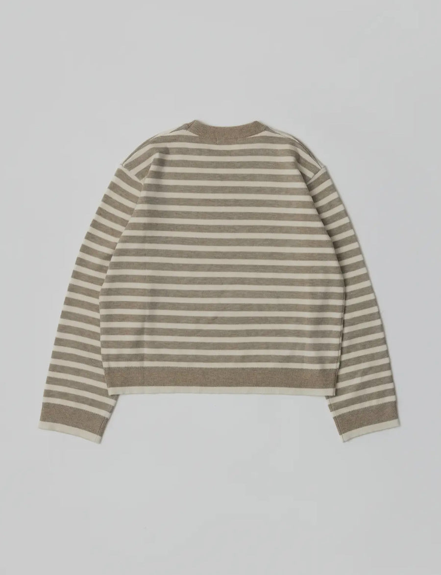 Stripe Sweater- Ivory/Beige