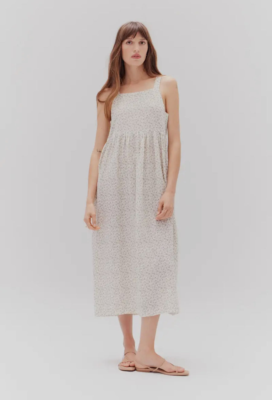 Ditsy Floral Dress- Black