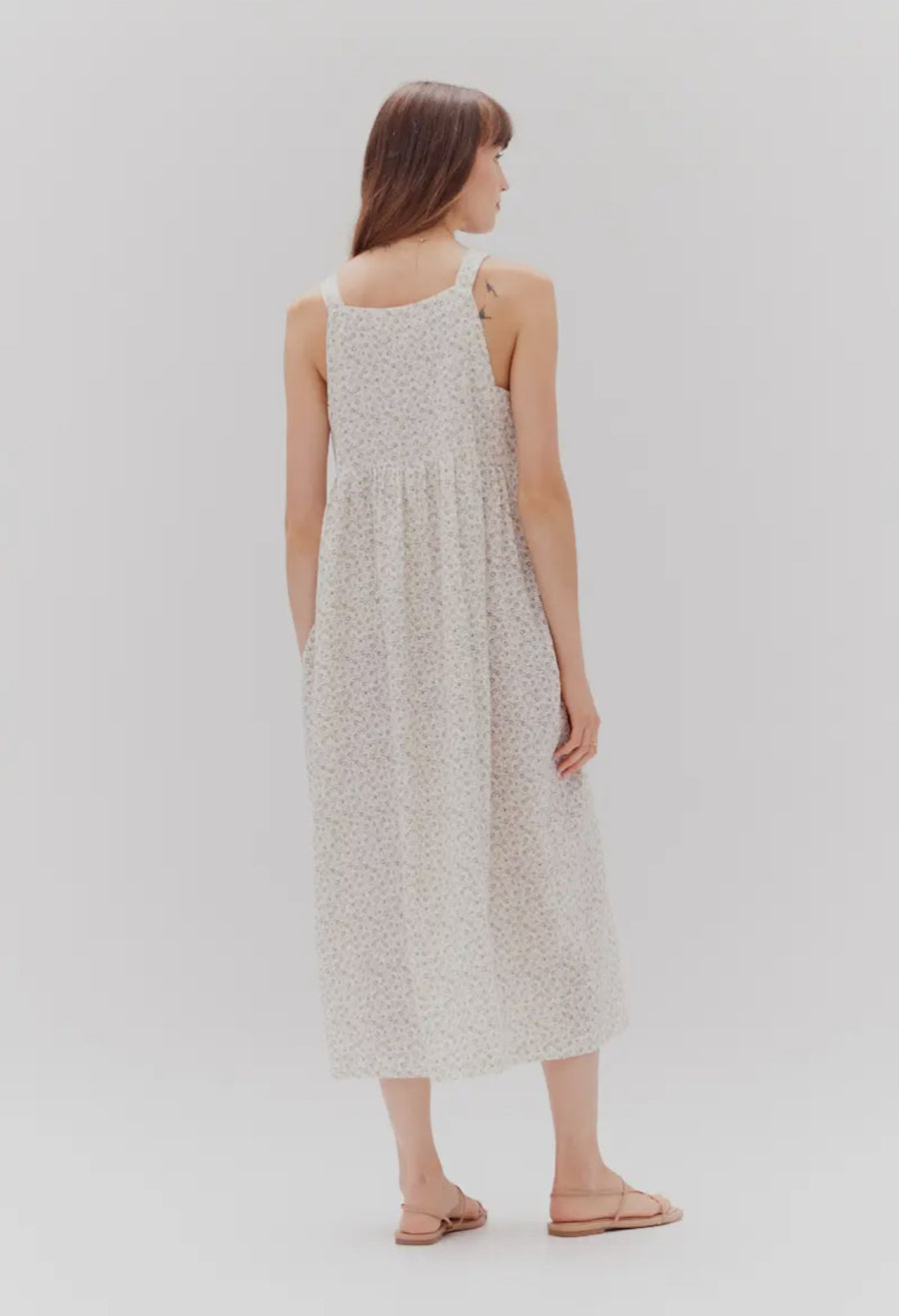 Ditsy Floral Dress- Black