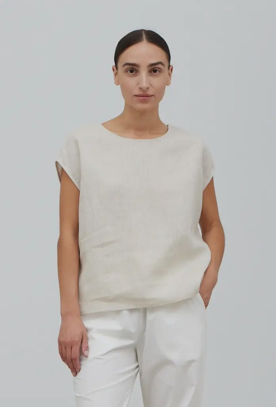 Linen Shell- Greige