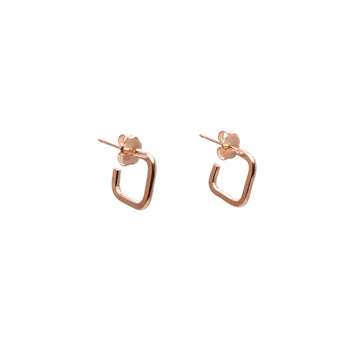 Harrison Mini Hoops- Rose Gold