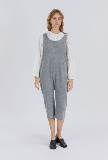 Sweater Knit Romper- Grey