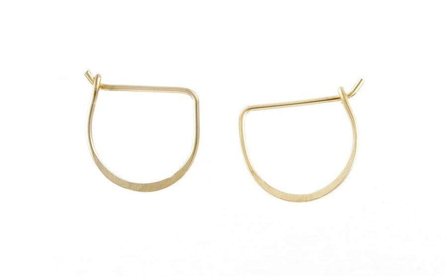 Meredith Hoop Earrings- Gold